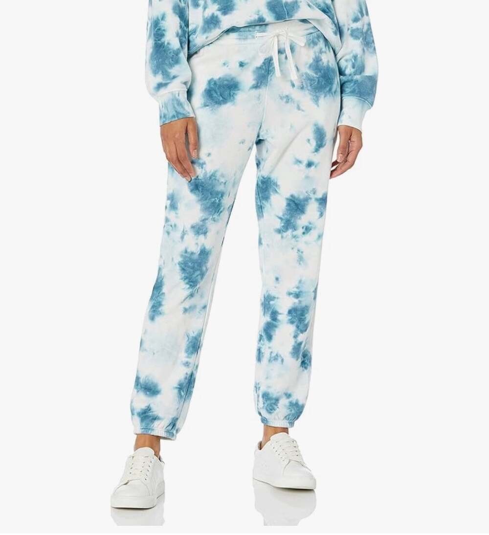 NEW Blue Tie-dye Elastic Hem Joggers size XXS